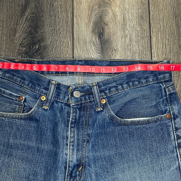 Levi’s 505 Straight Leg Jeans Men’s W32 L32 | Classic Medium Wash - Picture 7 of 16